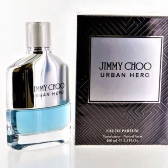 Jimmy Choo Urban Hero Black and Silver Packaging  3.3 OZ - Picture 2 of 2